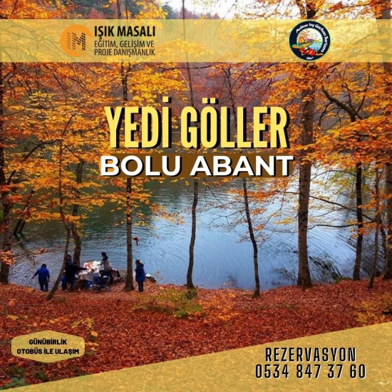 Yedigöller Aladağlar Abant Turu / 1 Gece Otel Konaklaması 21-22 Ağustos 2021